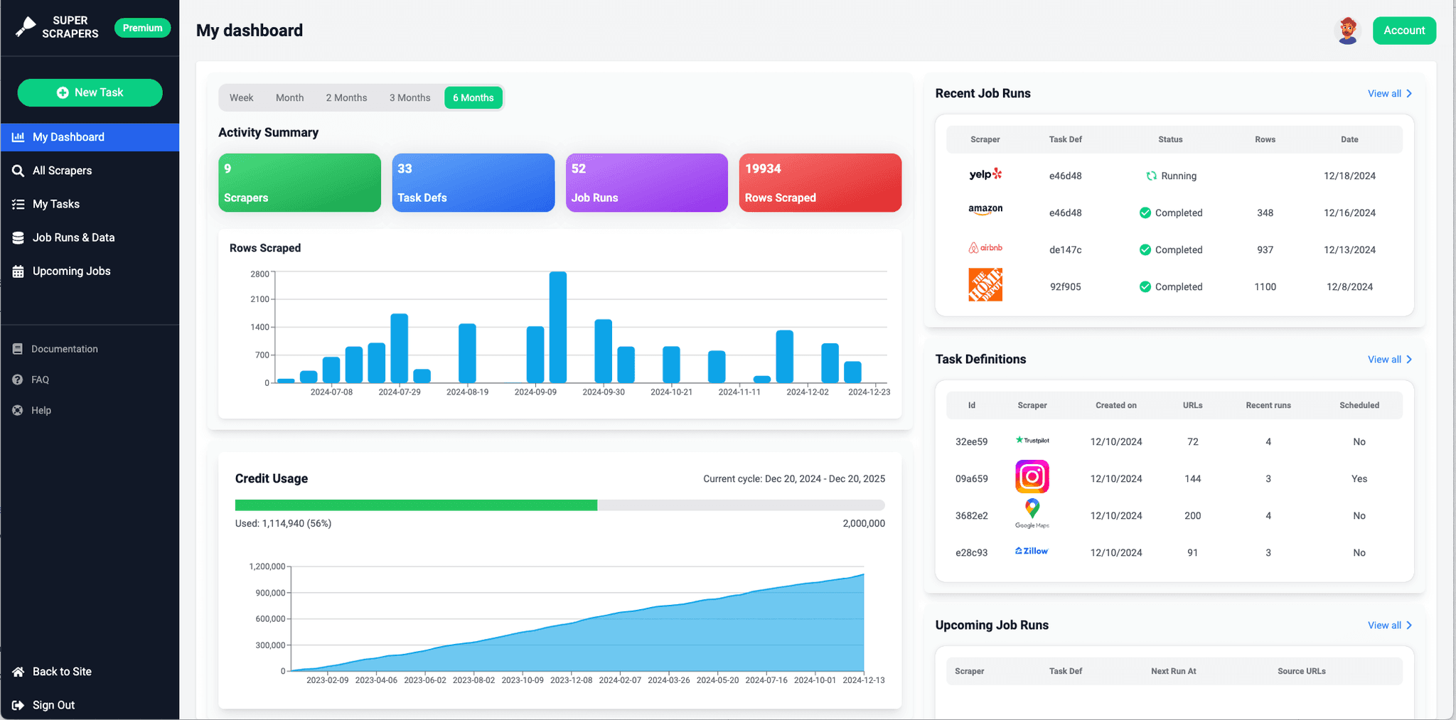 Web Scraping Platform Hero